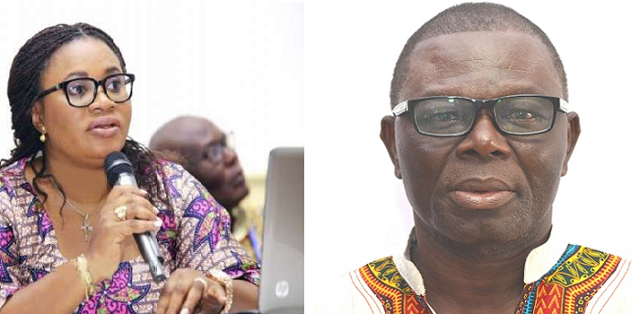 Electoral Commissioner Charlotte Osei, Albert Arhin of CODEO